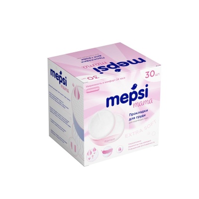 Вкладыши для груди гелевые Mepsi 0336  30шт